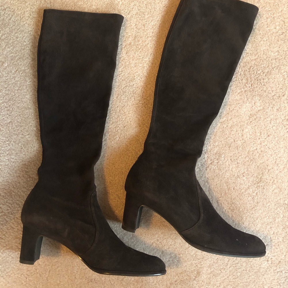 Stuart Weitzman Suede Boots - image 1